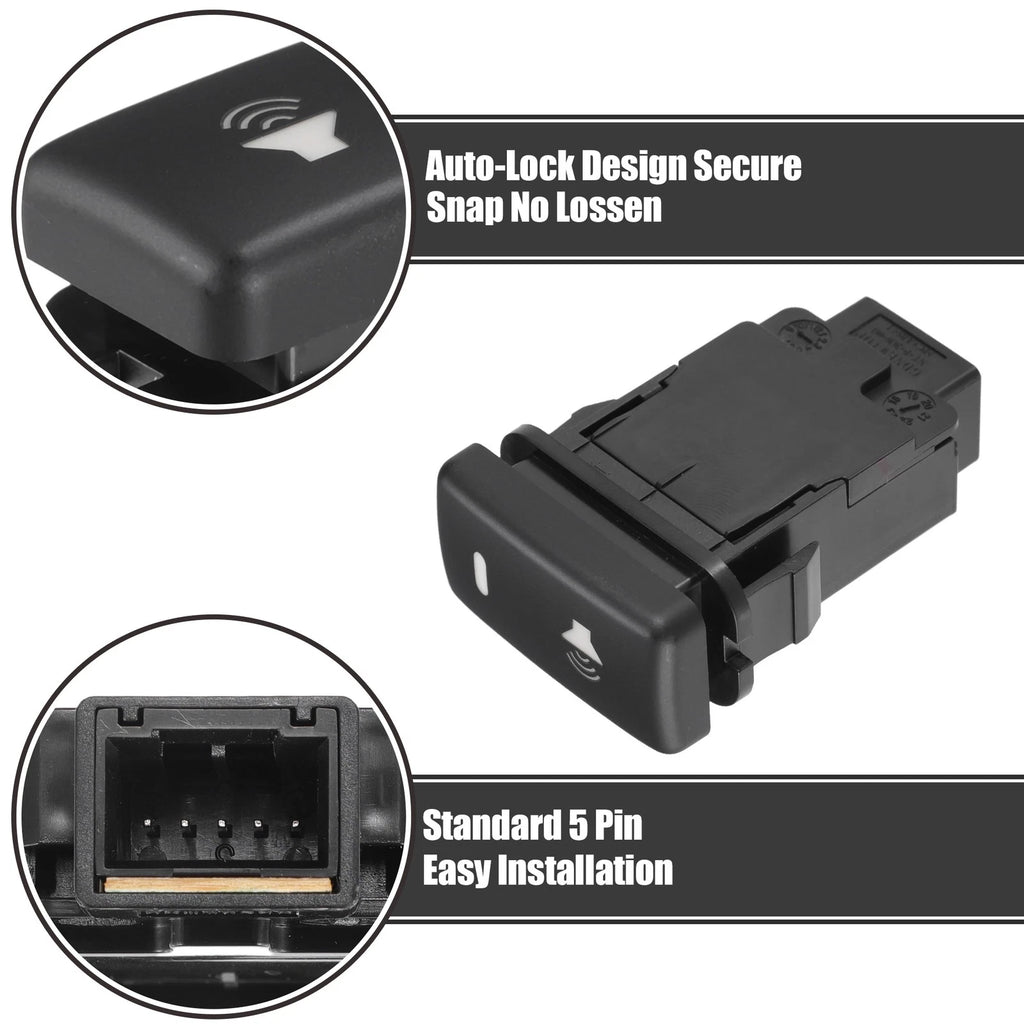 Hole Expansion Port Switch Horn Switch with Wire for Toyota Alphard 