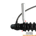Remote Reservoir Rear Shocks for Harley Road King, Street Glide (2014-2023)