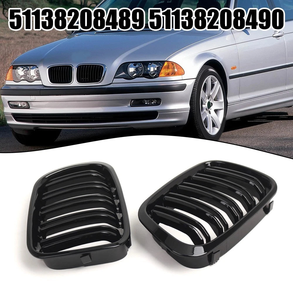 Front Bumper Air Intake Grille for BMW E46 4 Door (2000–2006) 51137064318 51137064317