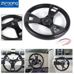 3 Spoke Carbon Fiber Steering Wheel for Boat (14 Inch/345mm)