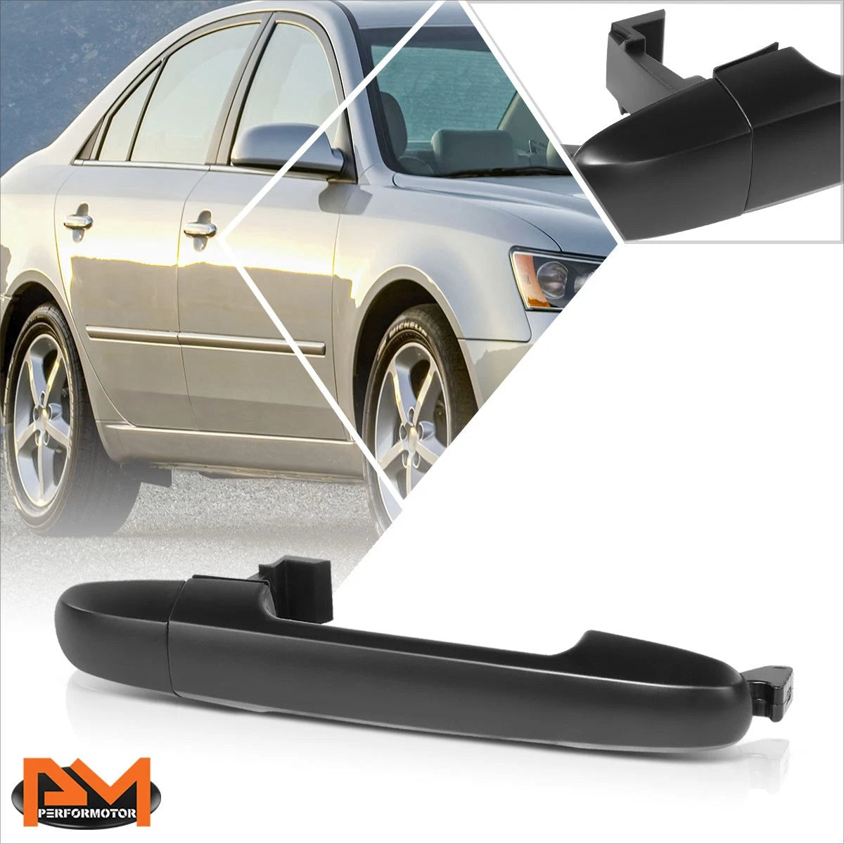 Front Right Exterior Outer Door Handle for Hyundai Sonata (2006–2008)