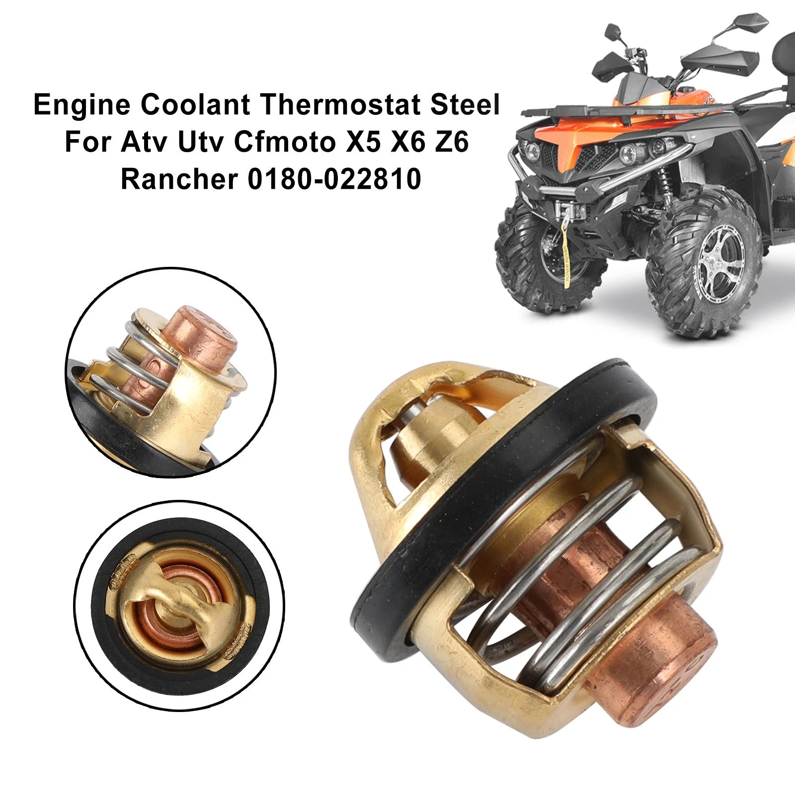 Engine Coolant Thermostat for Cfmoto X5 X6 Z6 (2018–2023) 0180-022810