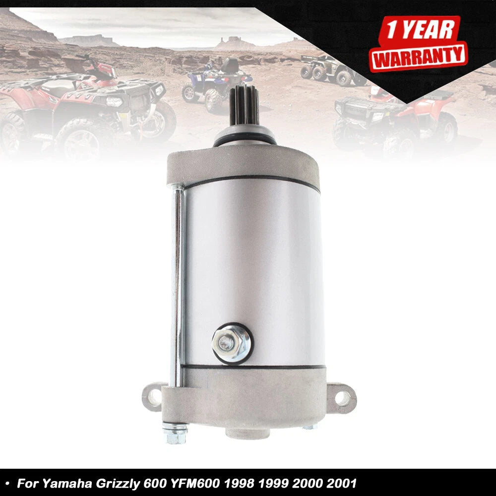 Starter Motor for Yamaha Grizzly 600 YFM600 (1998–2001)