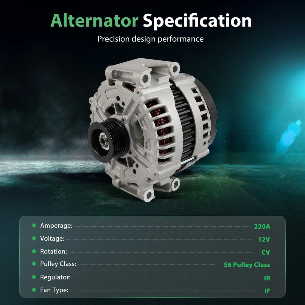 220A Alternator for Mercedes-Benz CL550 (2007–2008)