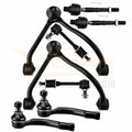 Set of 8 Front Upper Control Arms Tie Rods for Kia Sorento (2003–2004)