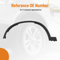 Driver Front Fender Arch Protector for BMW X1 (2016–2022) BM1290114 Black