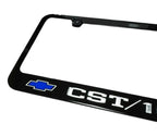 License Plate Frame Premium Engraved for Chevrolet CST 10 Blue Bowtie (1968–2000)