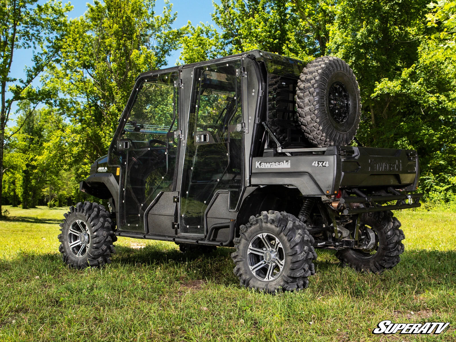 Heavy-Duty Spare Tire Carrier for Kawasaki Mule Pro (2016–2023)