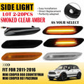 LED Front Amber Marker Side Lights for MINI Cooper R60 R61 (2011–2016)