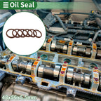 Set of 5 Oil Seal Rotary Shaft Seal FKM Rubber 48x56x5.5mm