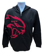 Black Zip Up Hoodie Jacket for Dodge Charger Challenger SRT Hellcat (2015–2023)