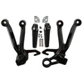 Rear Passenger Footpegs for Suzuki GSXR1000 (2003–2004) Black