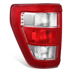 Driver Side Tail Light for Ford F-150 (2021–2023) OE Style Chrome Red Lens