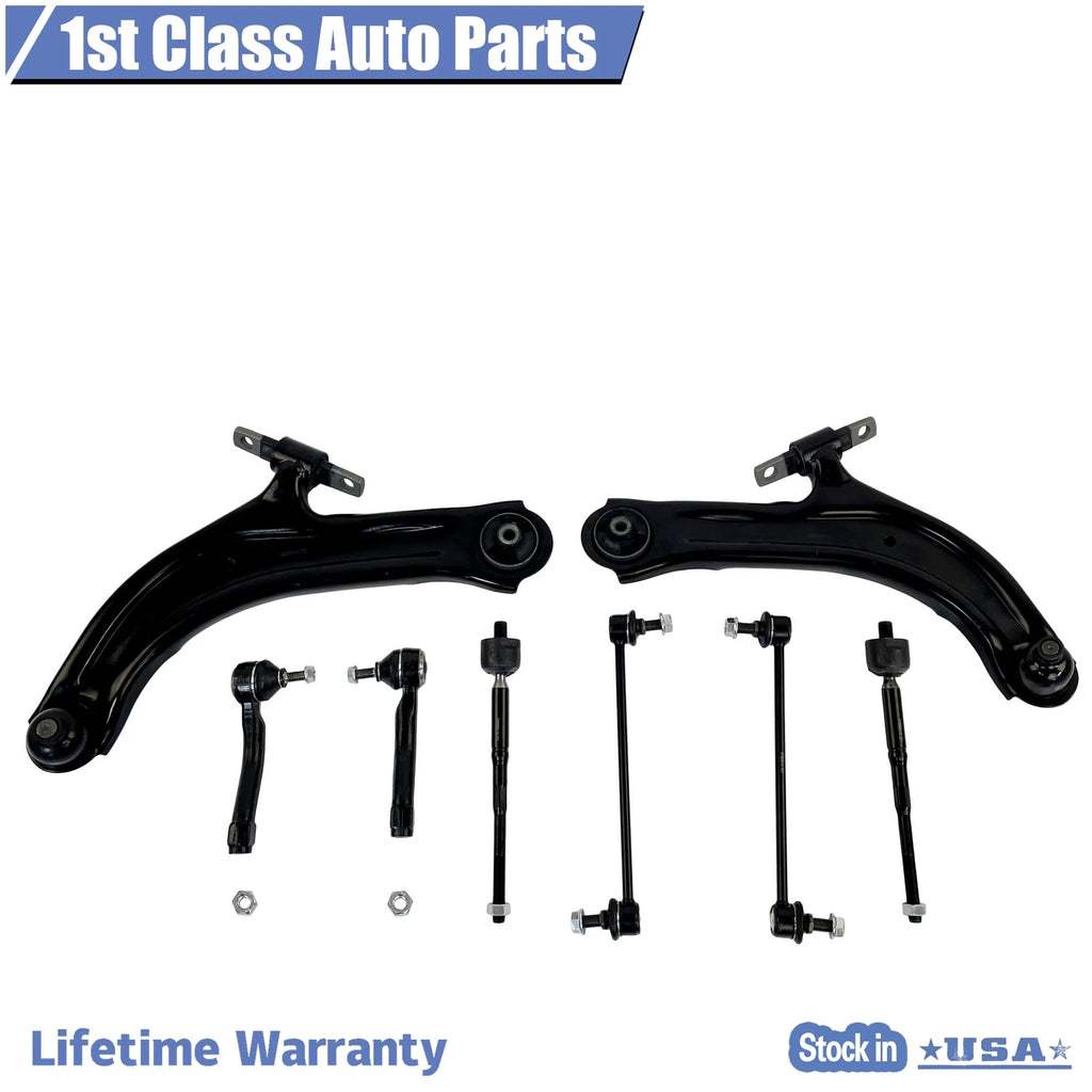 Set of 8 Front Lower Control Arm Ball Joints for Nissan Sentra (2007-2012)