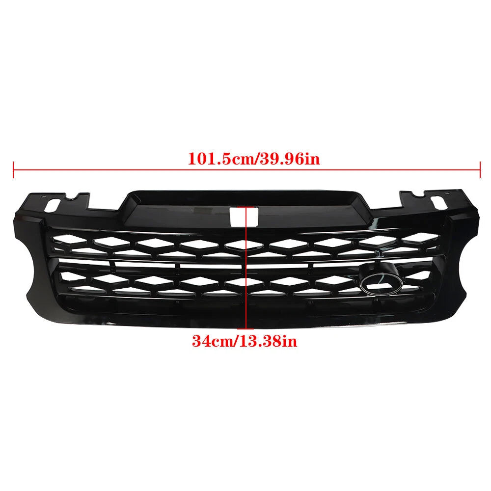 Front Grille Bumper Upper for Range Rover Sport (2014â2017) Black Mesh