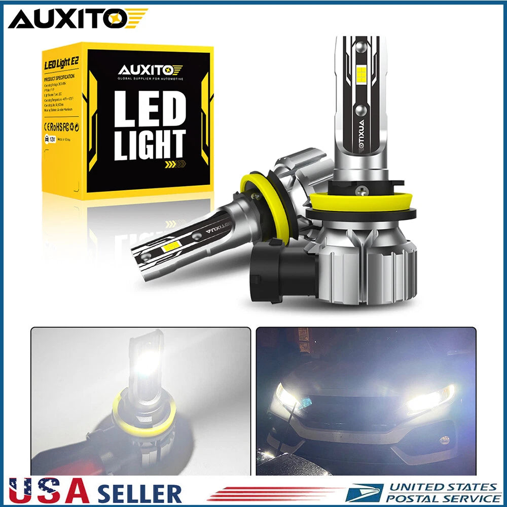 H11 LED Headlight Low Beam Bulbs for Make Model (YYYY–YYYY)
