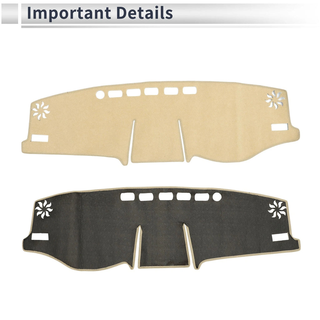 Dashboard Cover Mat for Toyota RAV4 (2020–2024) - Sun Protector Pad Beige