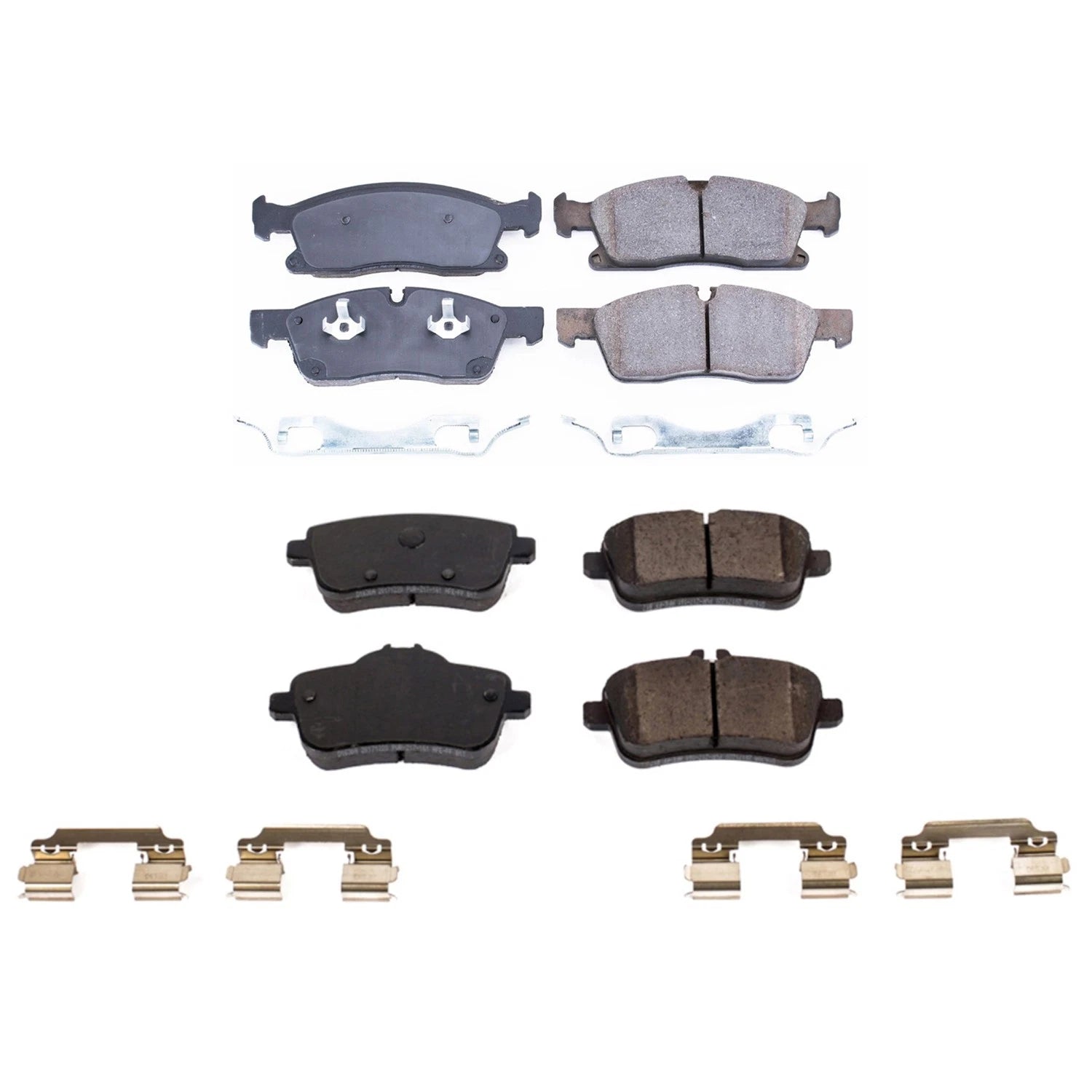 PowerStop Z17 Low-Dust Ceramic Brake Pads Kit for Mercedes X166 GL450 (2013–2019)
