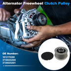 Set of 1 Alternator Freewheel Clutch Pulley for Hyundai Santa Fe (2013–2018)
