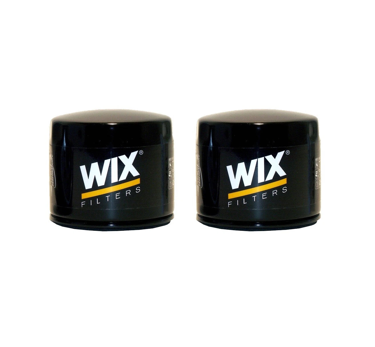 Wix 2X Engine Motor Oil Filters for Chevrolet GMC Pontiac (StdAsp GAS)