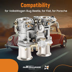 2-Barrel IDF Carburetor for BMW Volkswagen Super Beetle Jaguar (40–40)