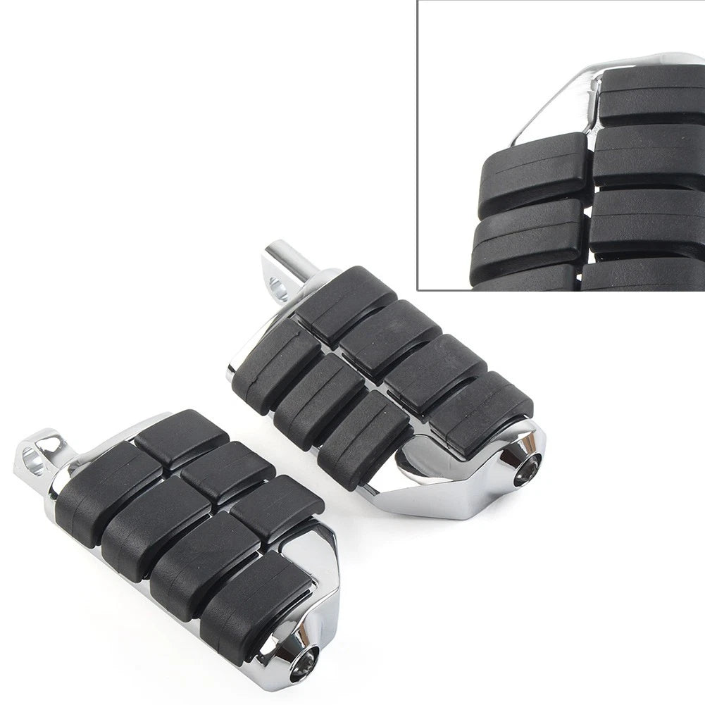 32mm 1.25" Male Foot Pegs Footrest Pedal Chrome for Harley Iron XL 883 1200 Dyna (2004–2023)