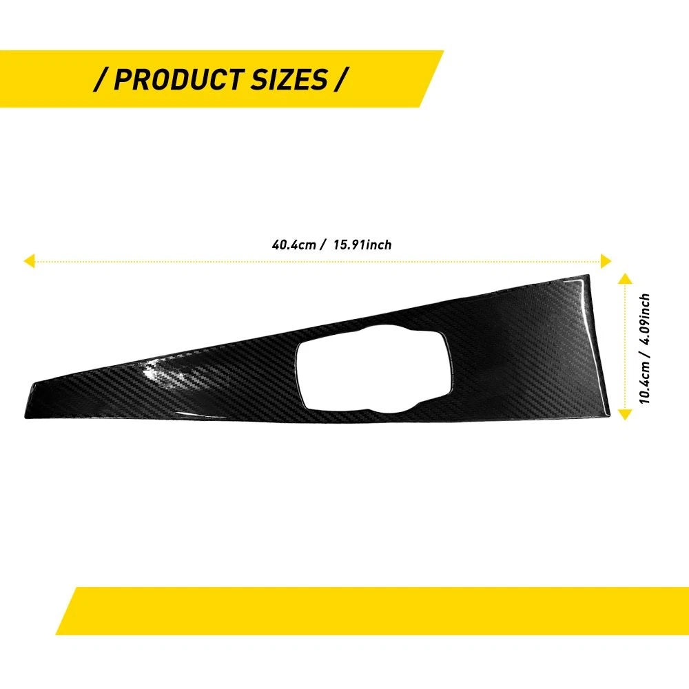 Real Carbon Fiber Multimedia Panel for BMW 3 4 Series (F30 F34)