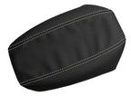 Leather Console Lid Armrest Cover for Nissan Altima (2005–2006) Beige Stitch