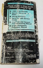 Owner's Guide for Ford Thunderbird (1986)