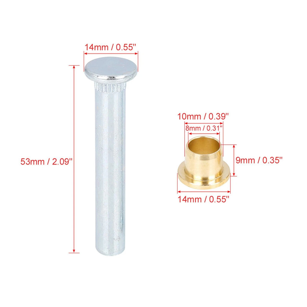 Set of 4 Door Hinge Pin Bushing Repair Kit for Nissan Frontier (1998–2005)