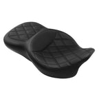 Black Driver Passenger Seat for Harley Touring Road Glide King (2009–2023)