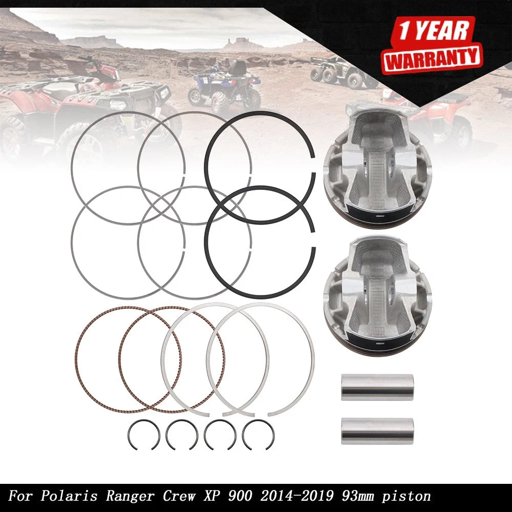 Piston Kit for Polaris Ranger Crew XP 900 (2014â2019) 93mm