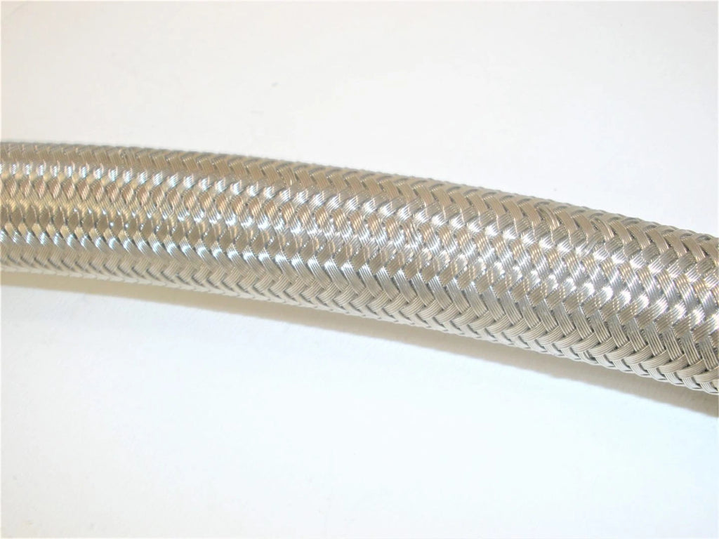 Flexible Stainless Steel Braided Hose with 1" Female Fitting (5/8" x 4'4")