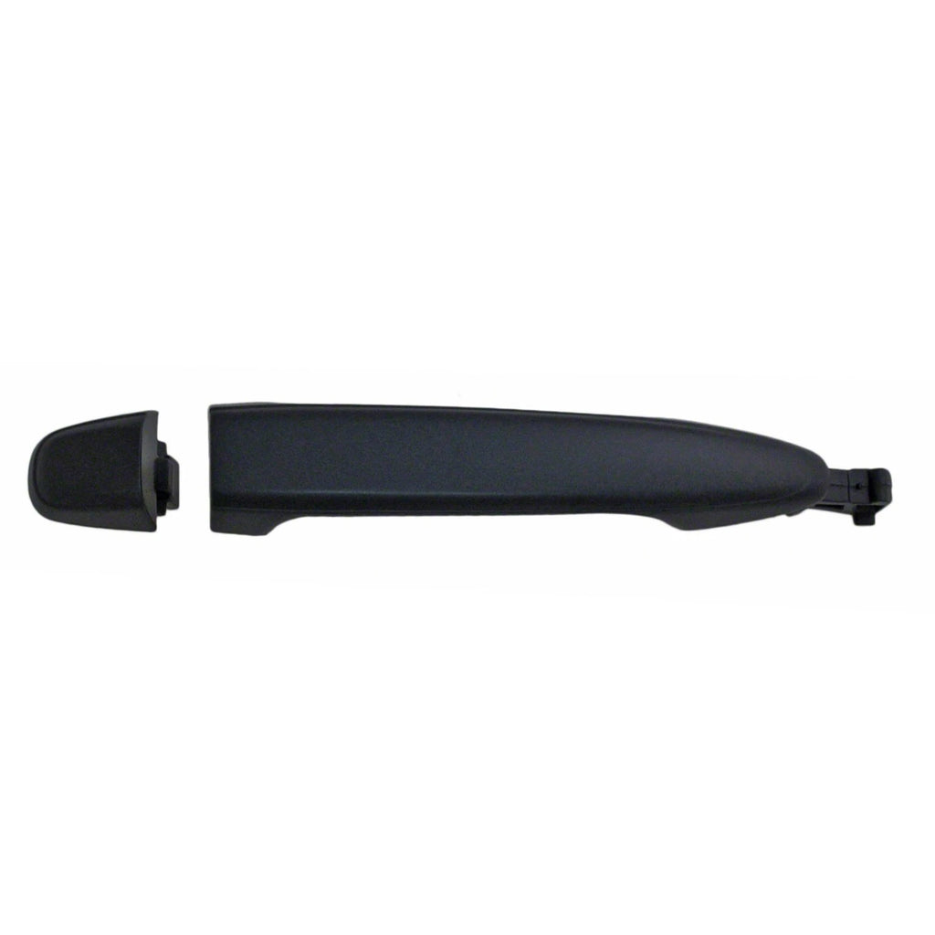 Exterior Door Handle Replacement Black Front Passenger Side for Toyota Tacoma (2016–2023)