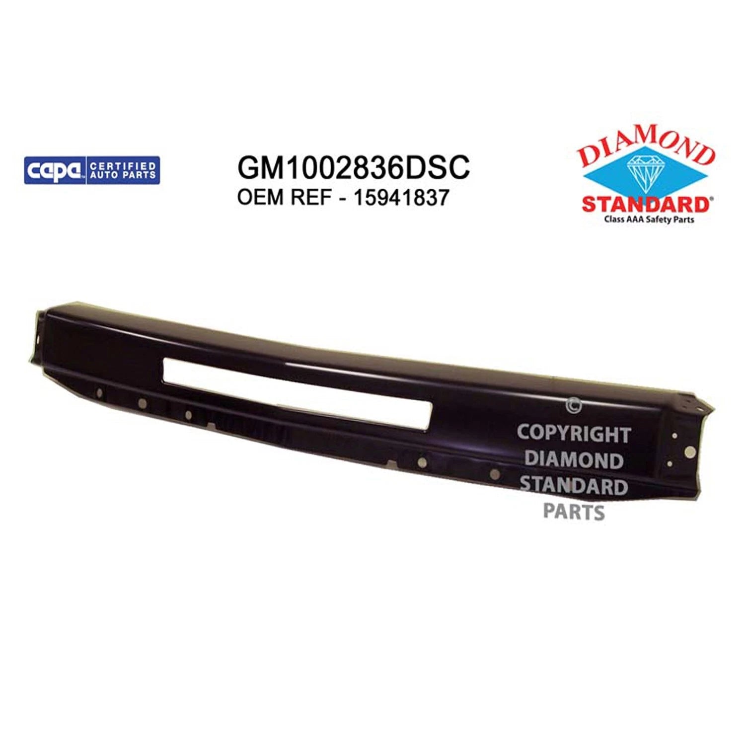 Replacement Painted Front Bumper Face Bar with Center Air Intake for Toyota Hilux (2011–2018)