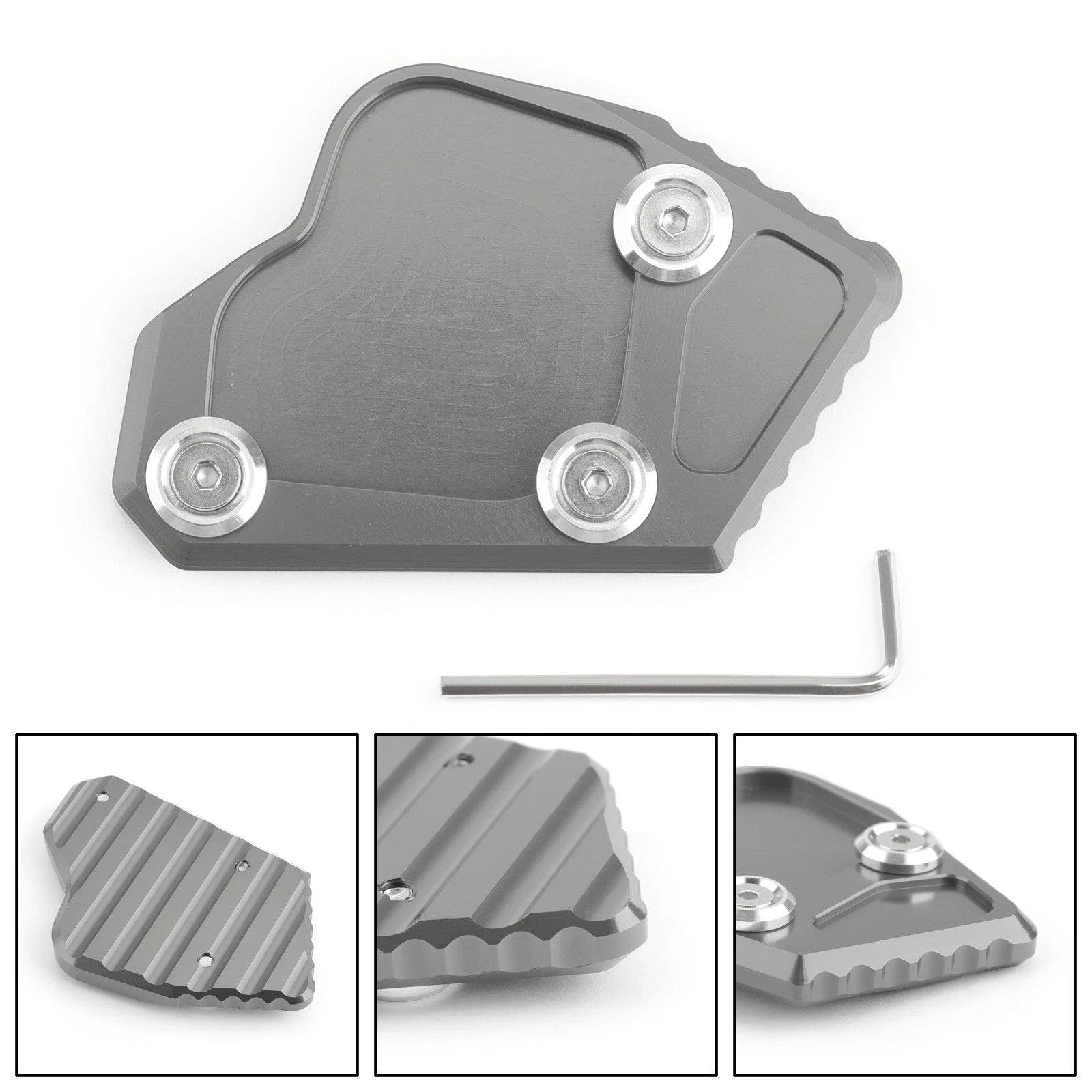 Side Pad Kickstand Extension Plate for BMW K1600 GT GTL (2011–2015)