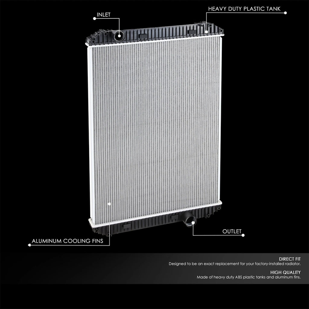 2-Row Aluminum Cooling Radiator for Columbia FL70 FL80 Acterra 7500 8500 (1993–2007)