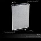 2-Row Aluminum Cooling Radiator for Columbia FL70 FL80 Acterra 7500 8500 (1993–2007)
