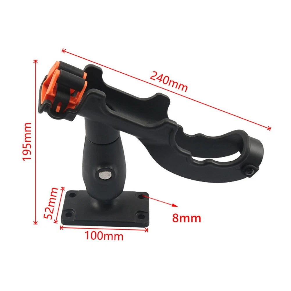 Rotatable Fishing Rod Holder for Kayaks Canoes (Universal Fit)