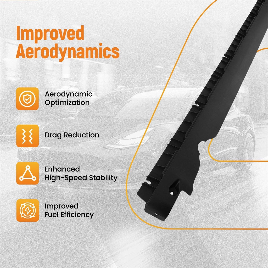 Left Extension Body Panel for Tesla Model Y (2020-2022) Black