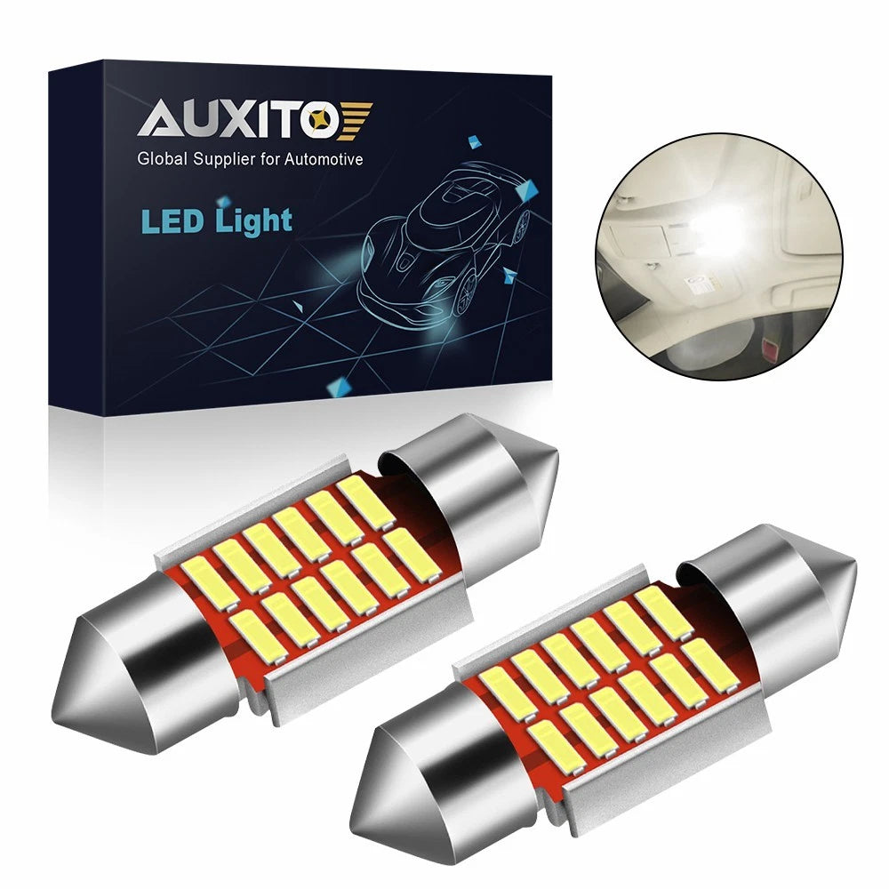 2X LED Interior Door Dome Light Bulbs for C5W (Universal)