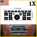 Radio & A/C Climate Control Button Repair Decals for Chevy