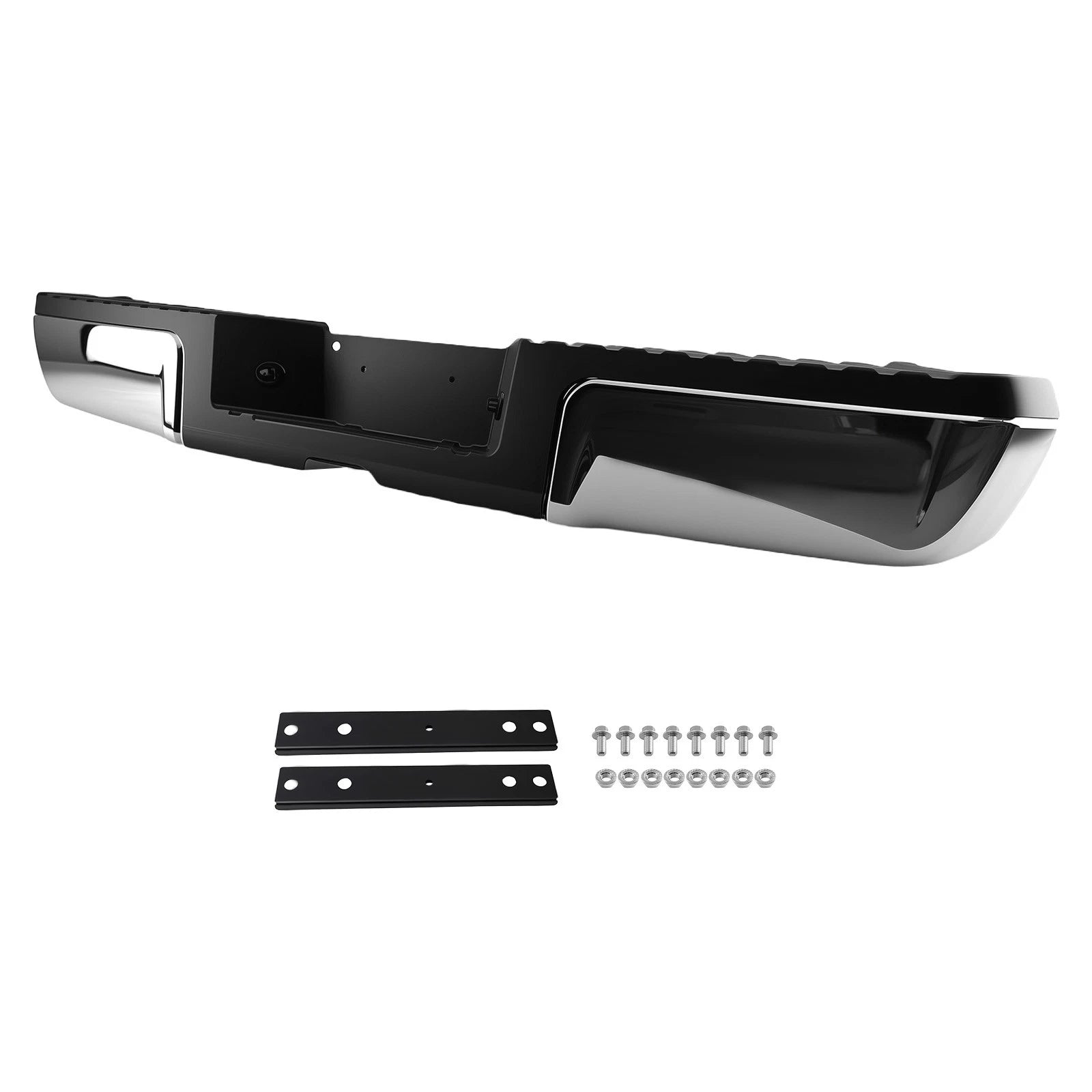 Chrome Rear Step Bumper for Ford Super Duty F-250 F-350 F-450 (2008–2016)