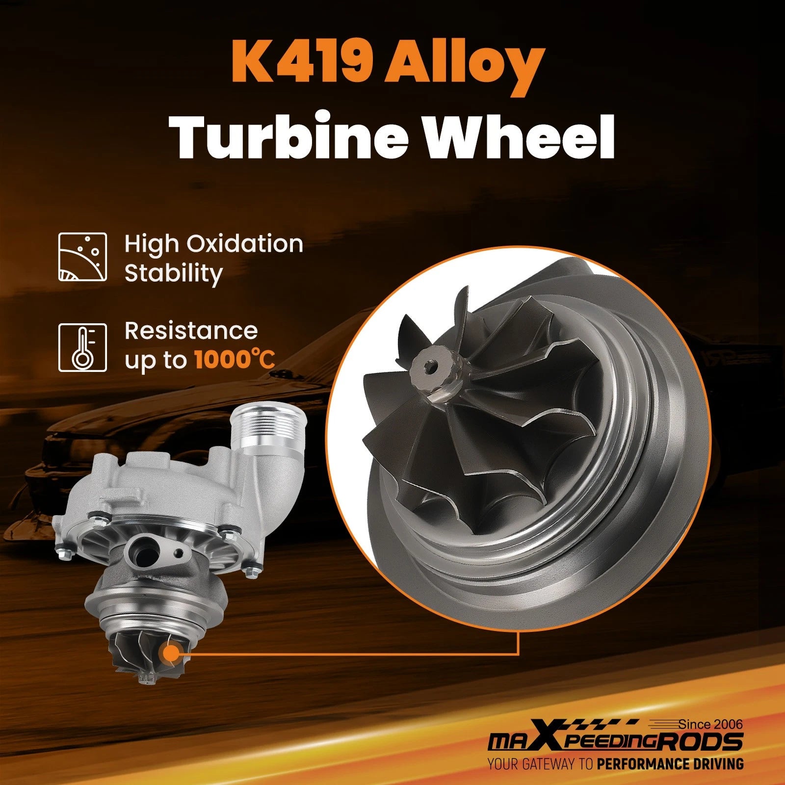 Upgraded Billet Turbocharger Chra for Audi A8 S6 S7 RS7 (2013–2018) 079145722A