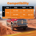 3" Front + 2" Rear Lift Kit for Dodge Ram 2500 3500 4WD (1994–2013)