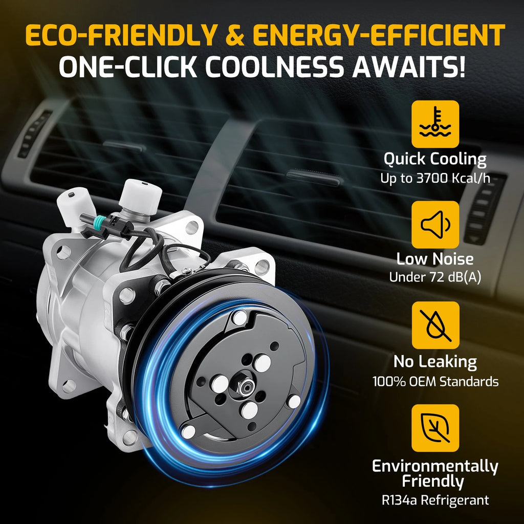 A/C Compressor CO4647C for Mack CH MR (1989–2006) & Volvo 940 (1991–1995)