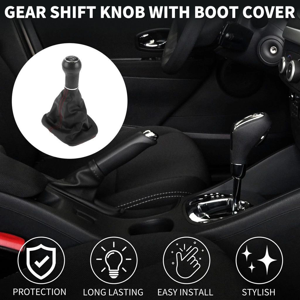 5 Speed Gear Shift Knob with Cover No. 1J0711113C for Volkswagen Golf Mk IV (1998–2006)