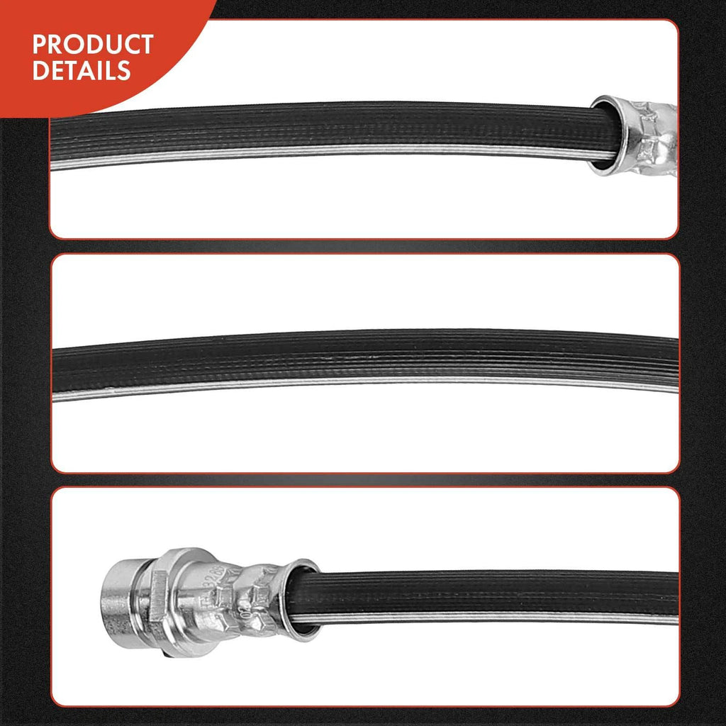 2X Rear Brake Hydraulic Hose for Ford Focus (2001-2004)