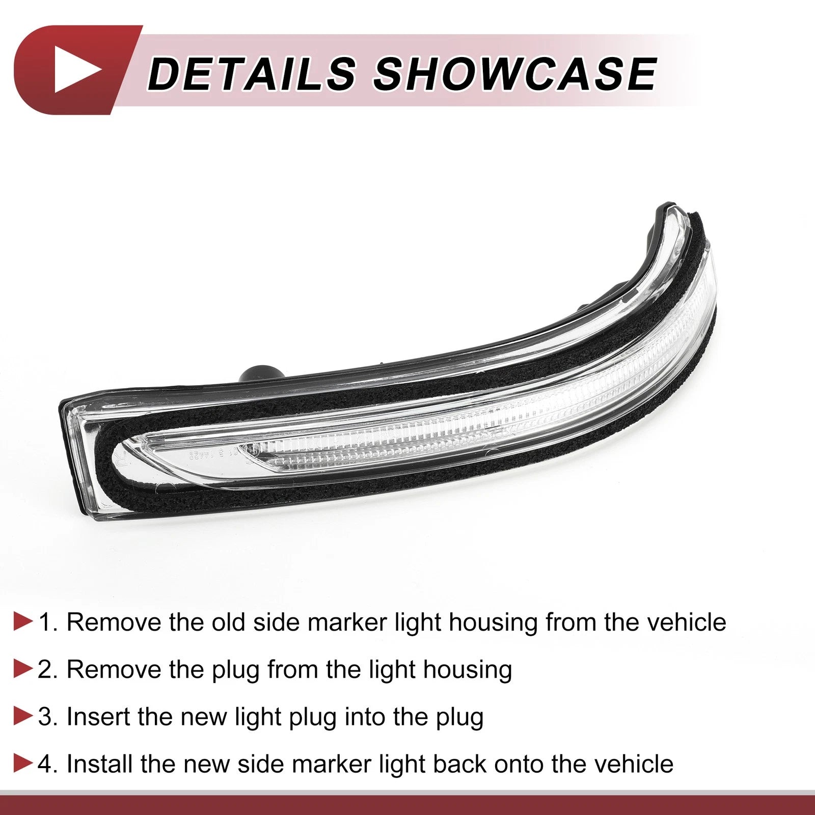 Right Mirror Turn Signal Light for Hyundai Tucson (No. 87623D3000)