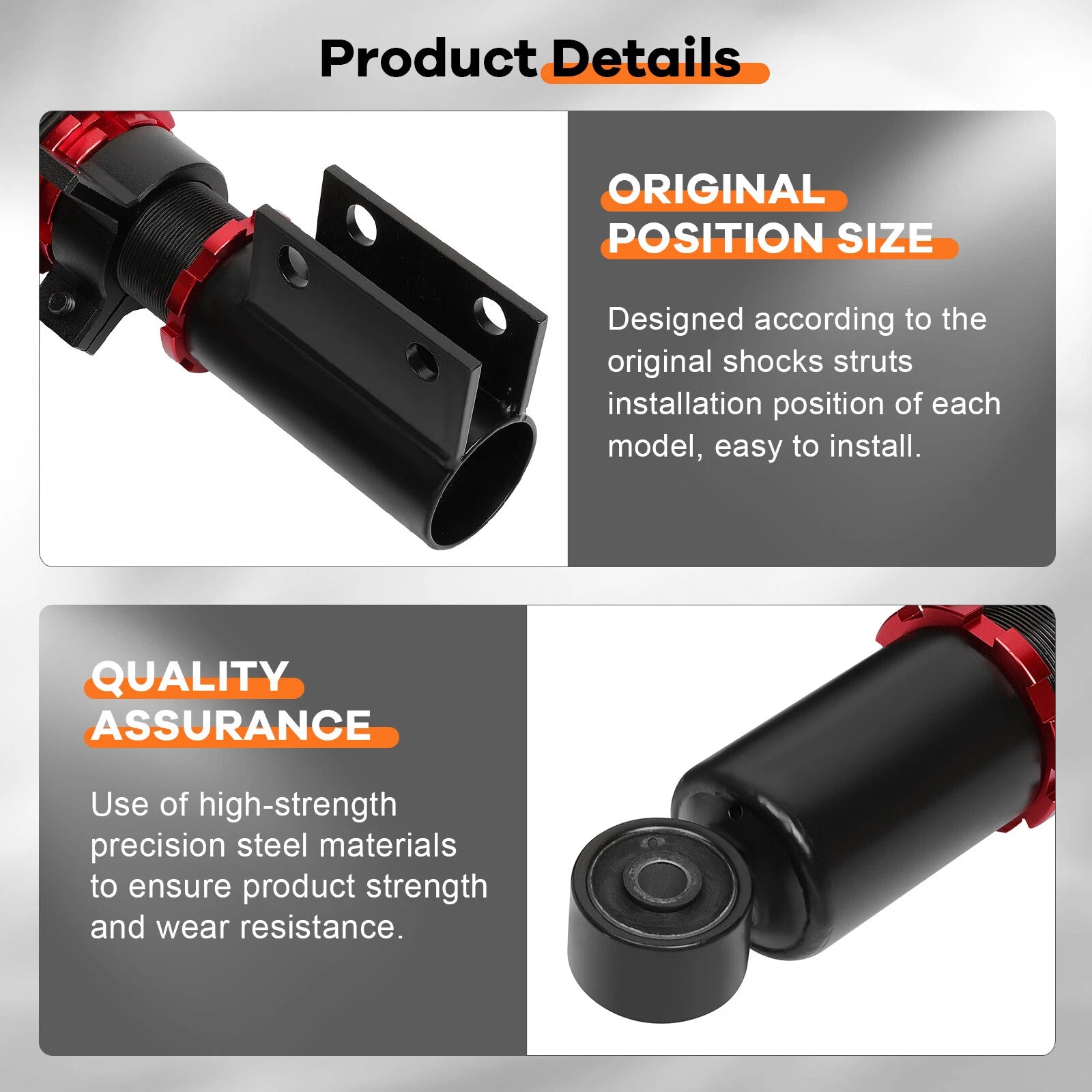 Coilovers for Hyundai Veloster (2012-2015) Adjustable Height Suspension